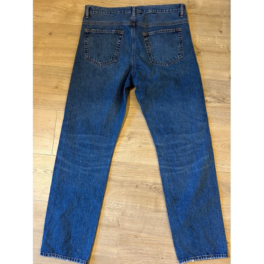 FRAME The Straight Jeans Women’s 32 Medium Wash High Rise Straight Leg Denim - Picture 3 of 5